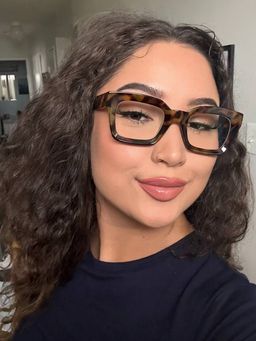 Nevaeh Square Tortoise Glasses7