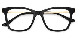 Vibert Rectangle Black Glasses2