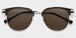Naranjo Browline Black Sunglasses1