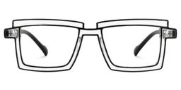 Zephyr Rectangle Clear Glasses1