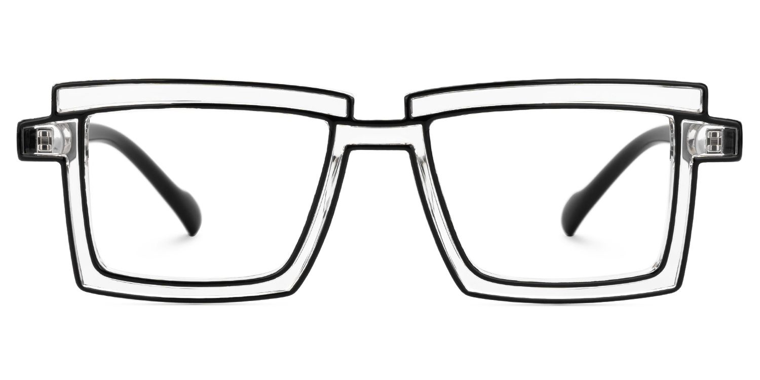 Zephyr Clear Glasses in Cyberpunk Style Eyeglasses1