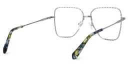 Alisandra Silver Aviator Glasses3