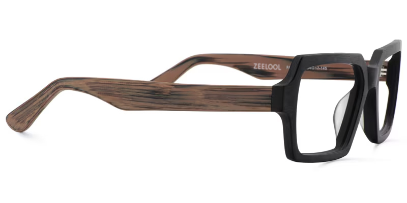 Arthur Geometric Black Glasses3