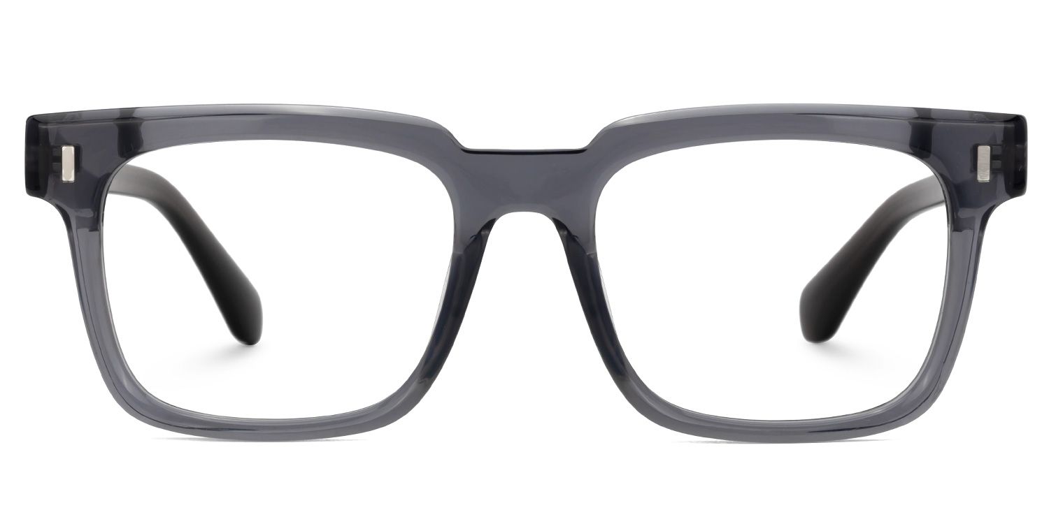 Square Katia Gray Color Frame Glasses | ZEELOOL UK2