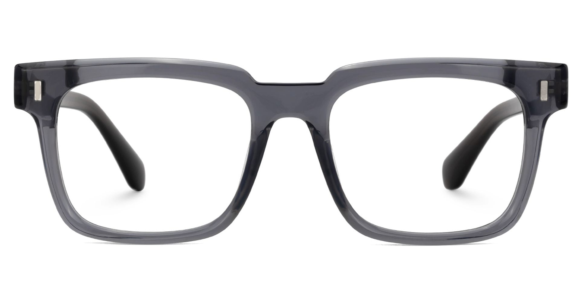 Square Katia Gray Color Frame Glasses | ZEELOOL UK2
