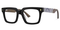 Rangel Rectangle Black Glasses3