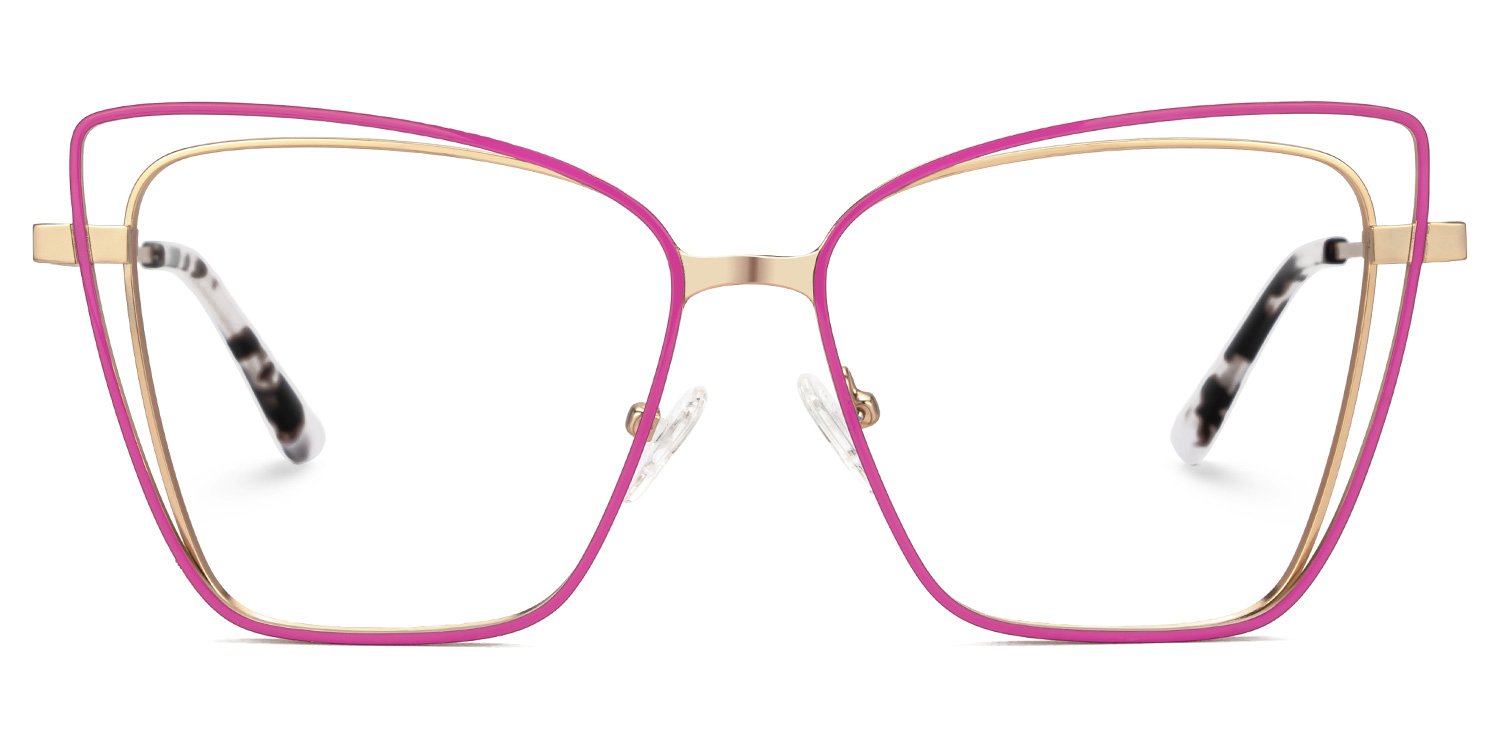 Castillo Butterfly Pink Glasses0