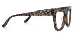 Yaniska Square Leopard Glasses2
