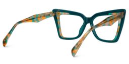Brooklyn Cateye Green Glasses3