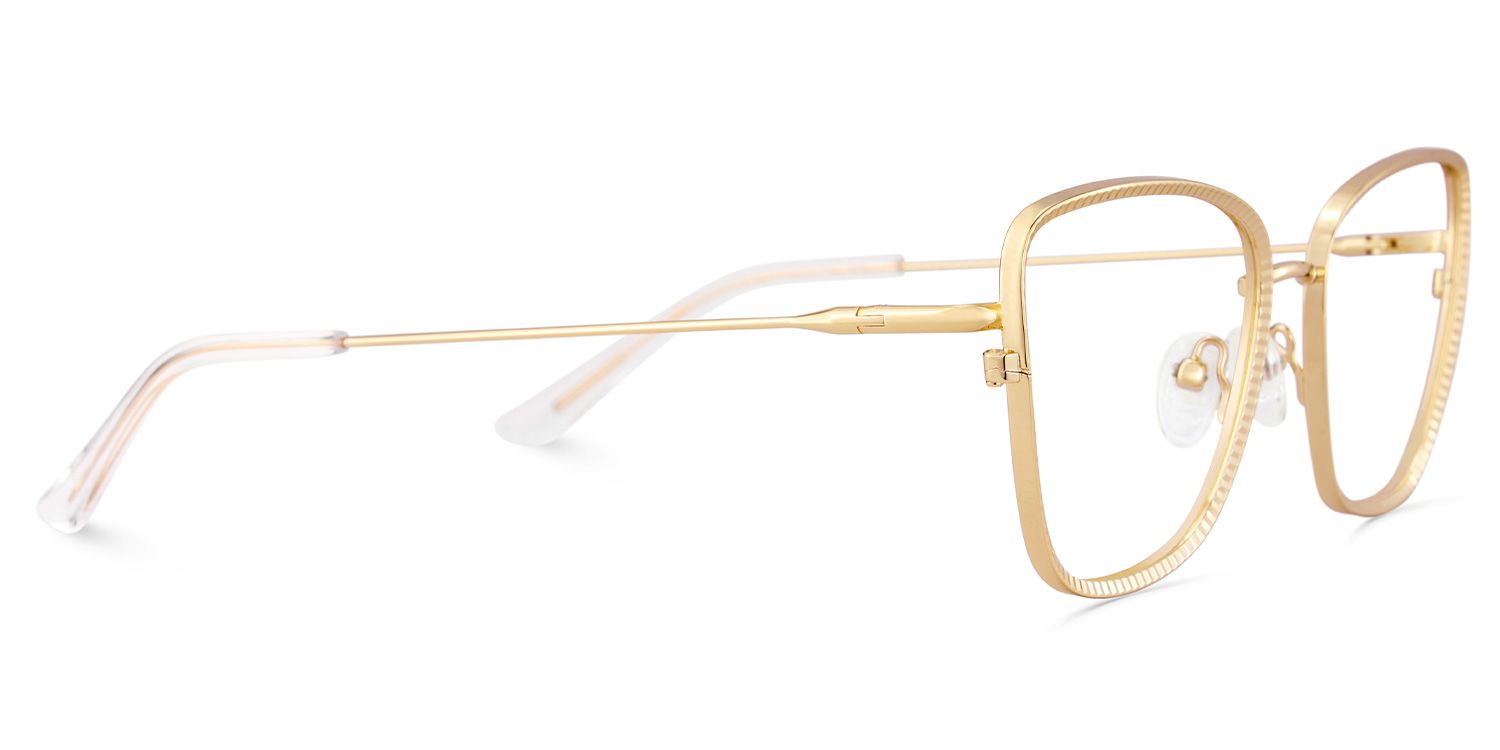 Square Metal Frame Glasses4