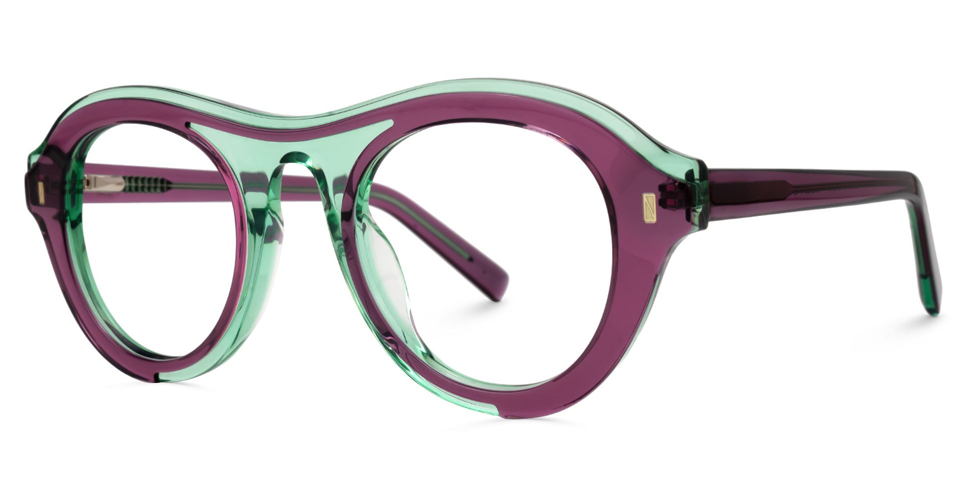 Round Milan Purple Glasses deals -Zeelool Glasses1