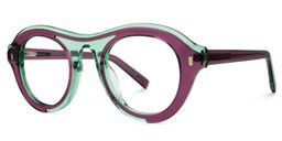 Milan Round Purple Glasses1