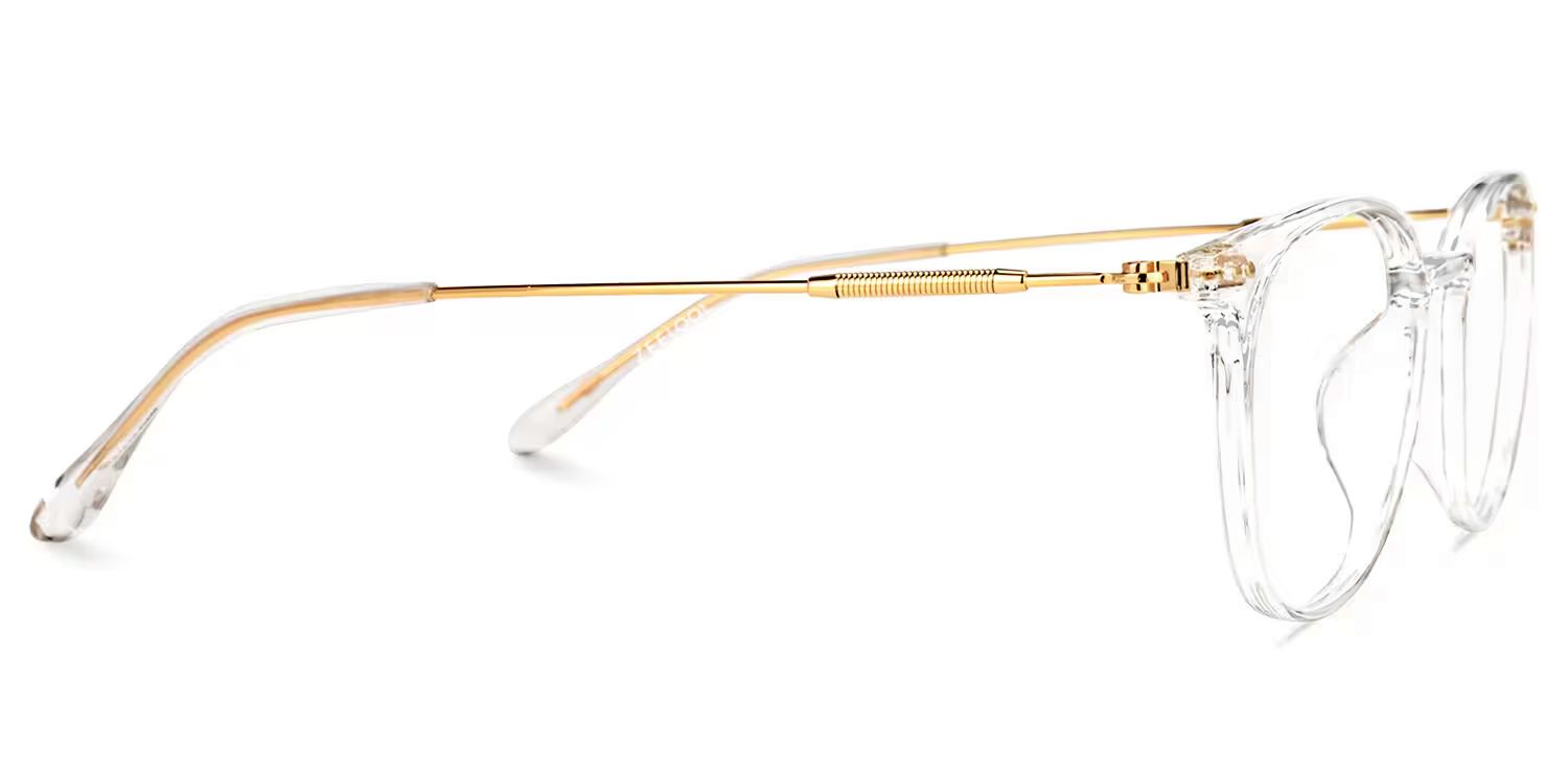 Vilanova Round Clear Glasses | ZEELOOL UK2