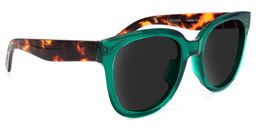 Harrell Square Dark-Green Sunglasses2