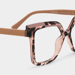 Eboney Square Tortoise Glasses6
