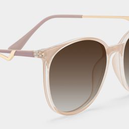 Chanty Round Pink Glasses4