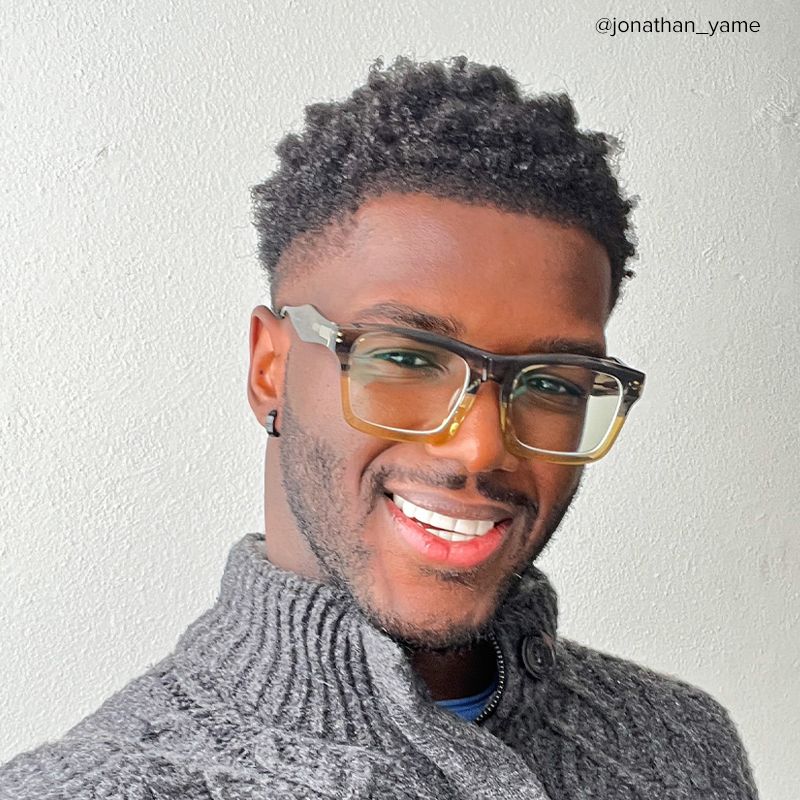 Rectangle Brown Glasses | ZEELOOL UK4