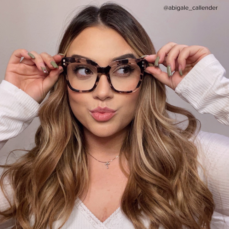 Minguela Square Pink-Tortoise Glasses7