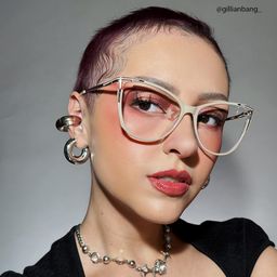 Yomary Cateye Khaki Glasses5