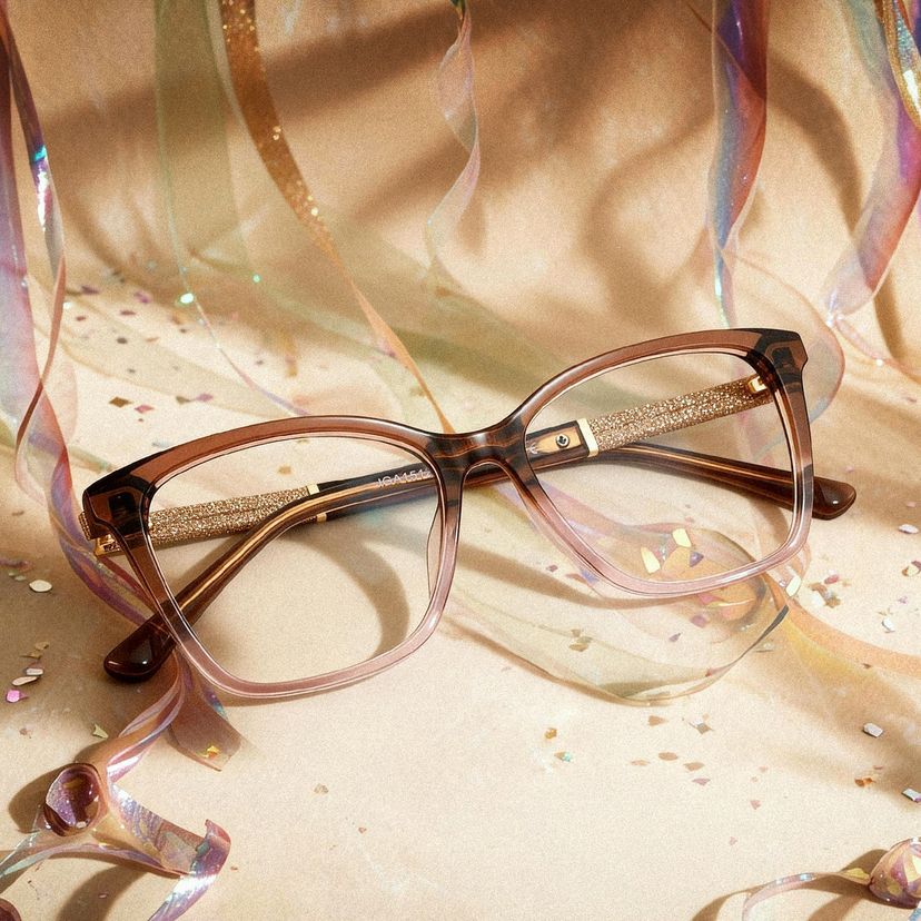 Finnian Brown Butterfly Glasses