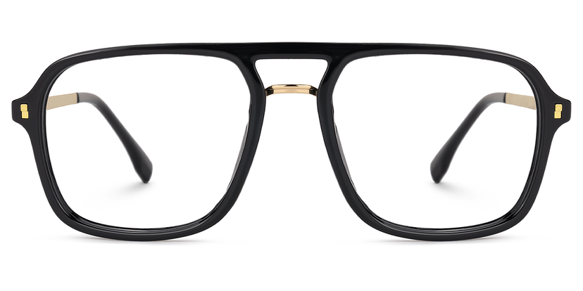 Kilworth Aviator Black Glasses