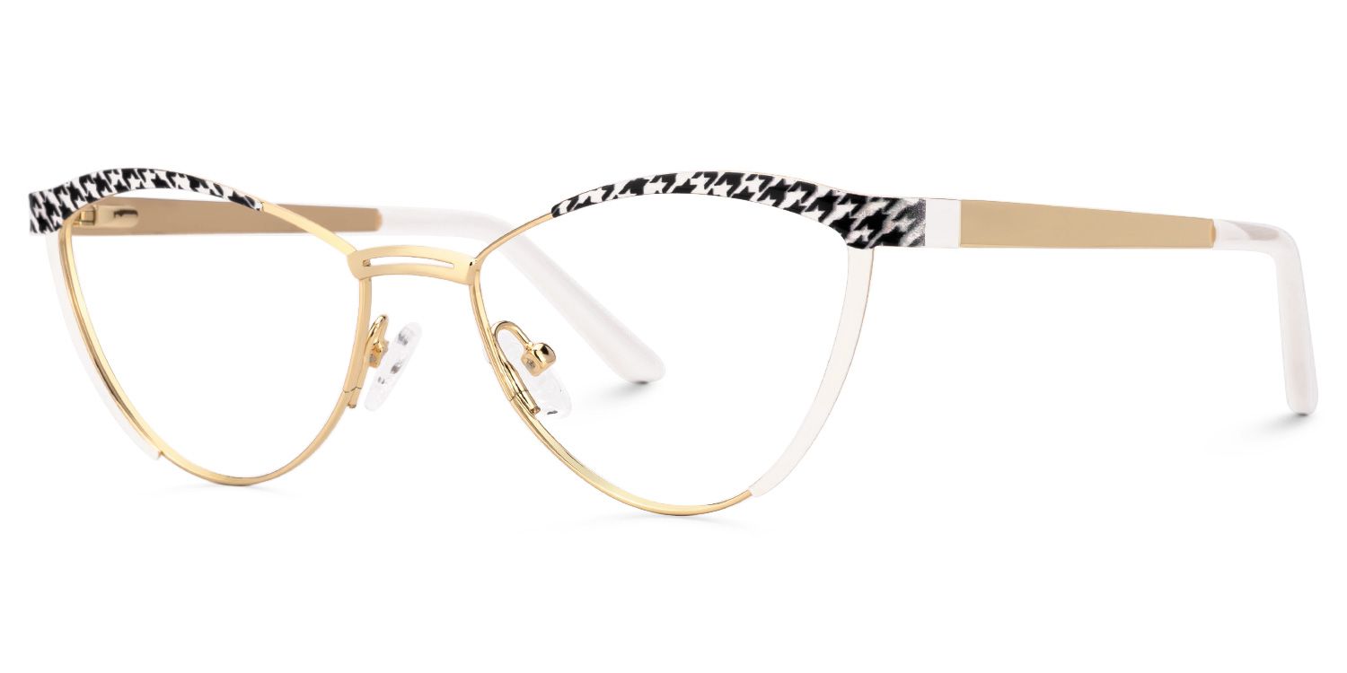 New Black-White Color for Sydney Metal Eyeglasses  | ZEELOOL UK1