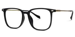 Mullen Square Fake Black Glasses1