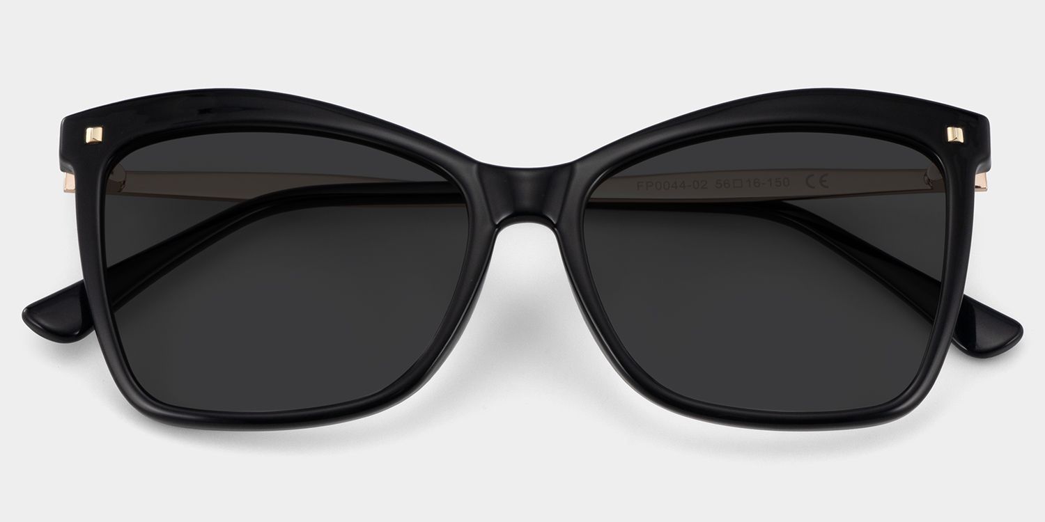 Isaebella Butterfly Black Frame Sunglasses | ZEELOOL UK1