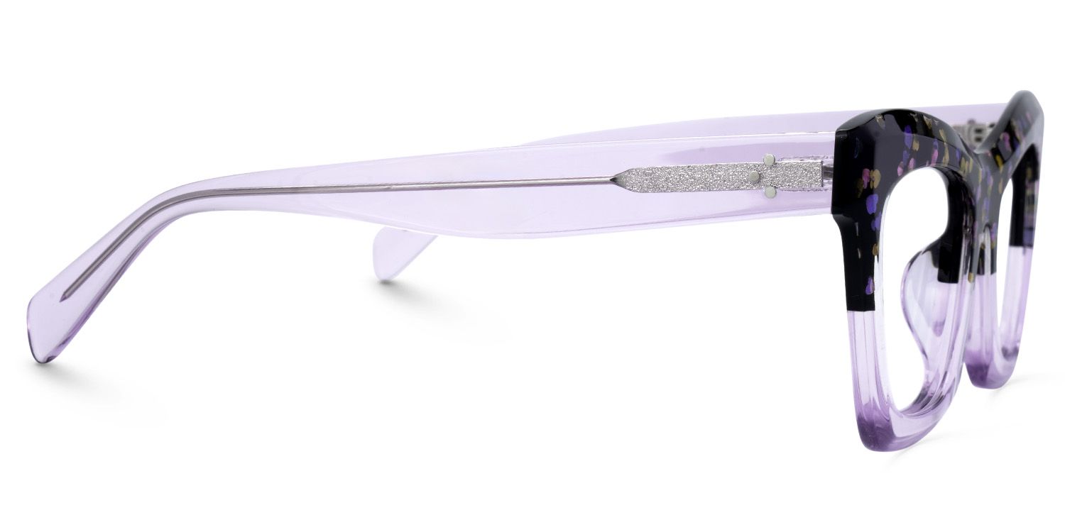 New Arrival Black and Purple Glasses for Benitez Frame | ZEELOOL UK2