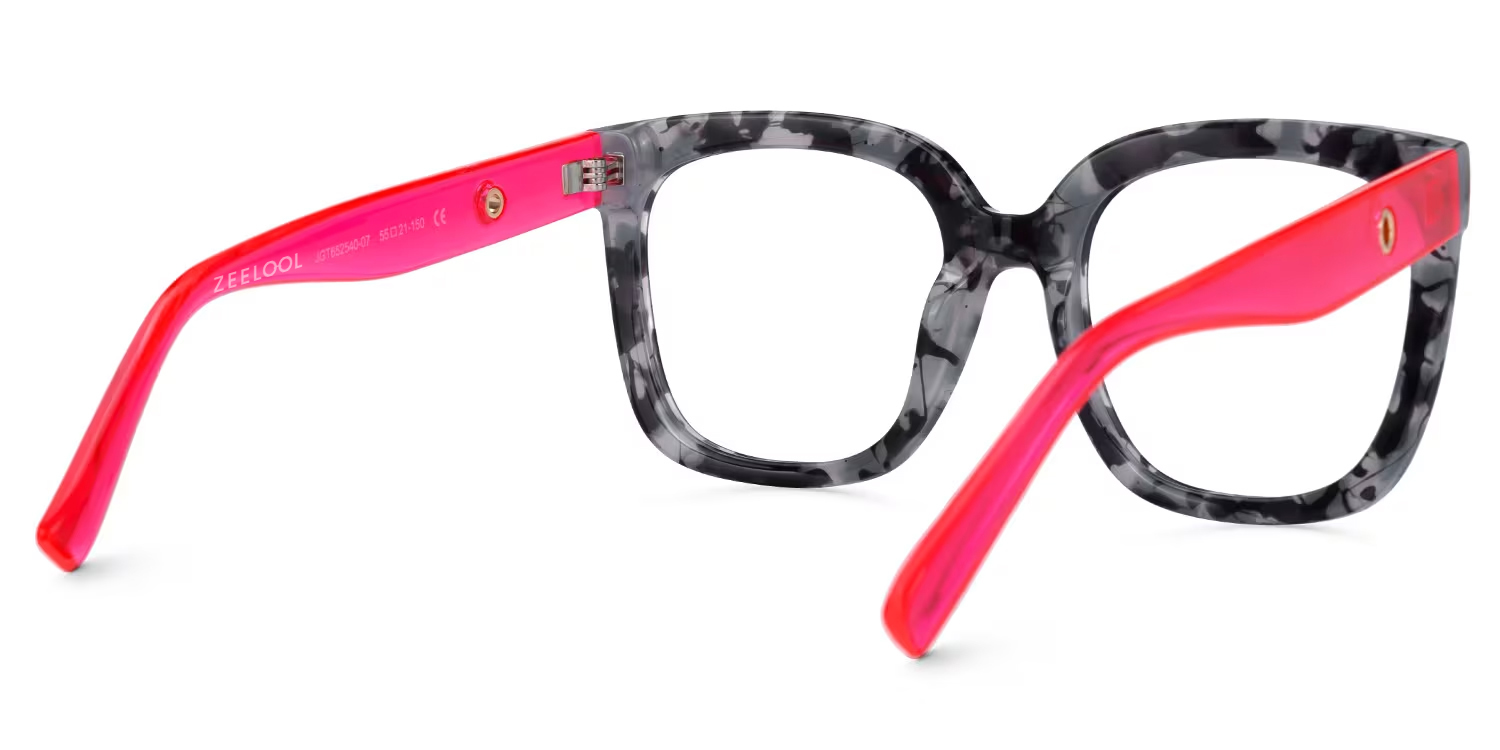Ebony Square Gray-Tortoise Glasses3