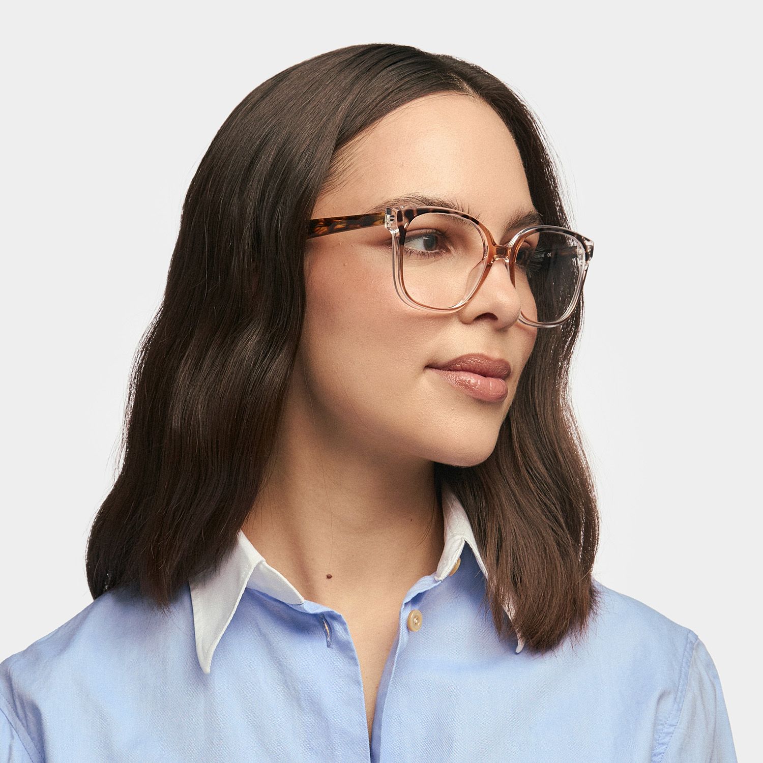 Square Siner Beige Glasses deals -Zeelool Glasses1