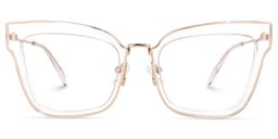 Tashawna Cateye Clear Glasses0