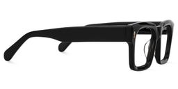 Herman Rectangle Black Glasses2