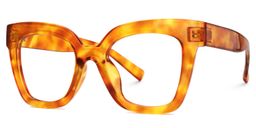 Malcolm Square Orange Glasses1