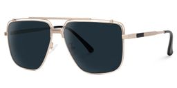 Arellano Aviator Gold Sunglasses1
