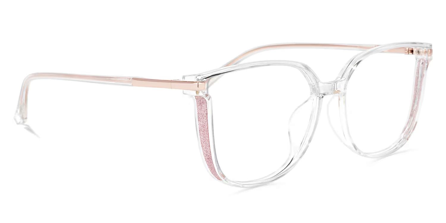 Rodz Square Clear Frame Glasses | ZEELOOL UK2