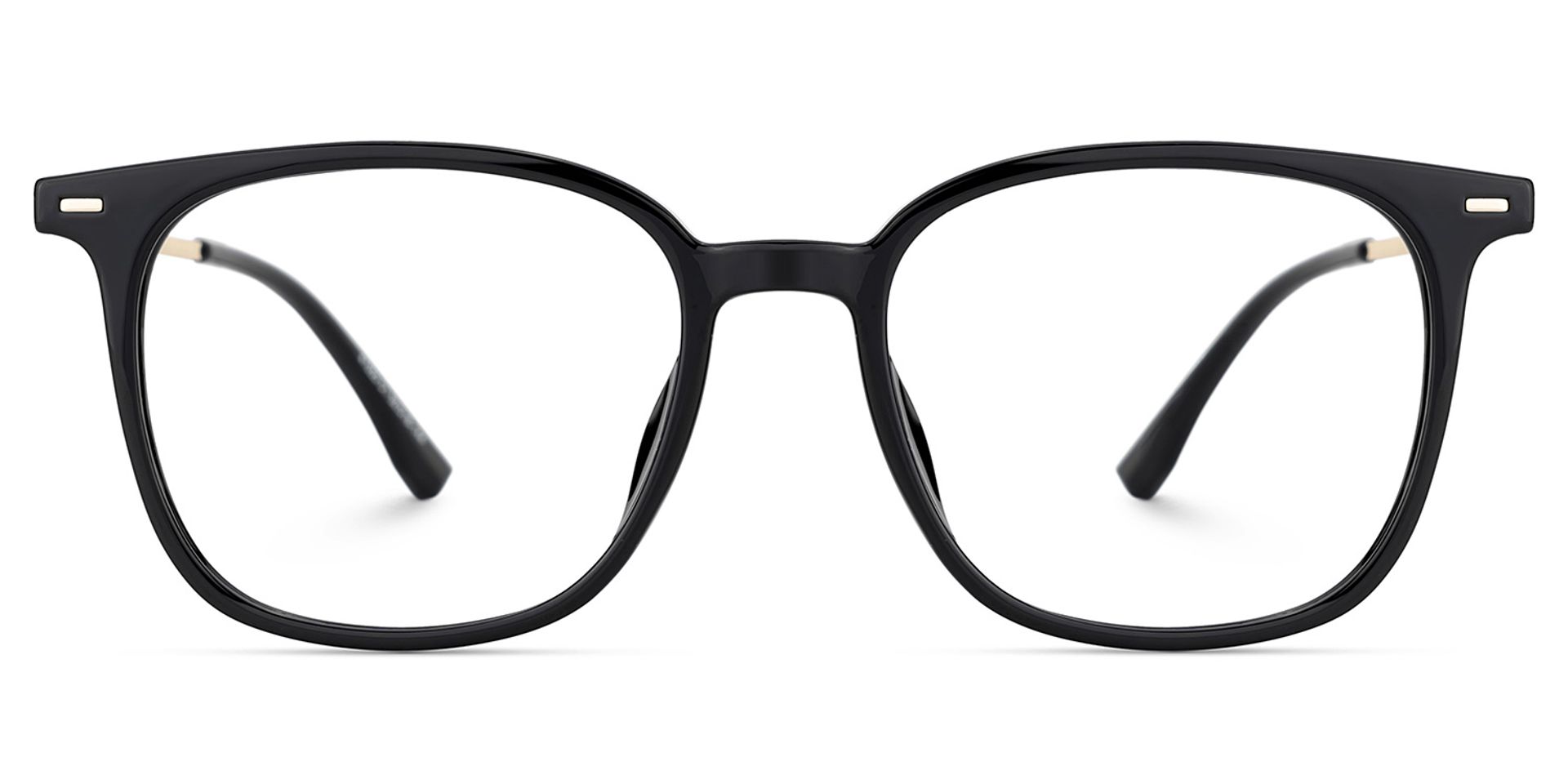 Cora Square Black Frame Eyeglasses for Woman| ZEELOOL UK1