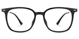 Cora Square Black Glasses1