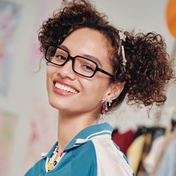 Danielle Tortoise Rectangle Glasses5