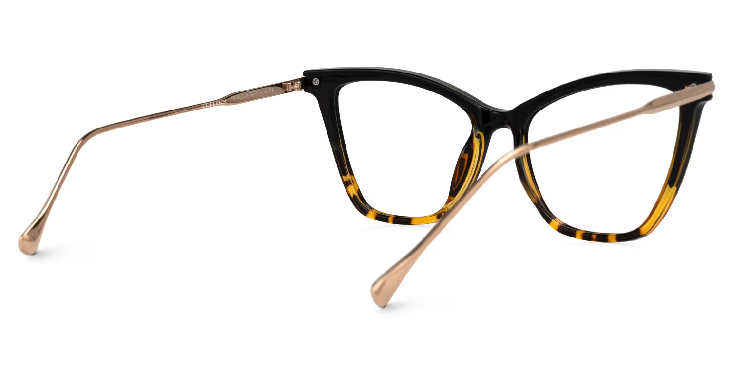 Hilary Butterfly Tortoise Frame Glasses | ZEELOOL UK3