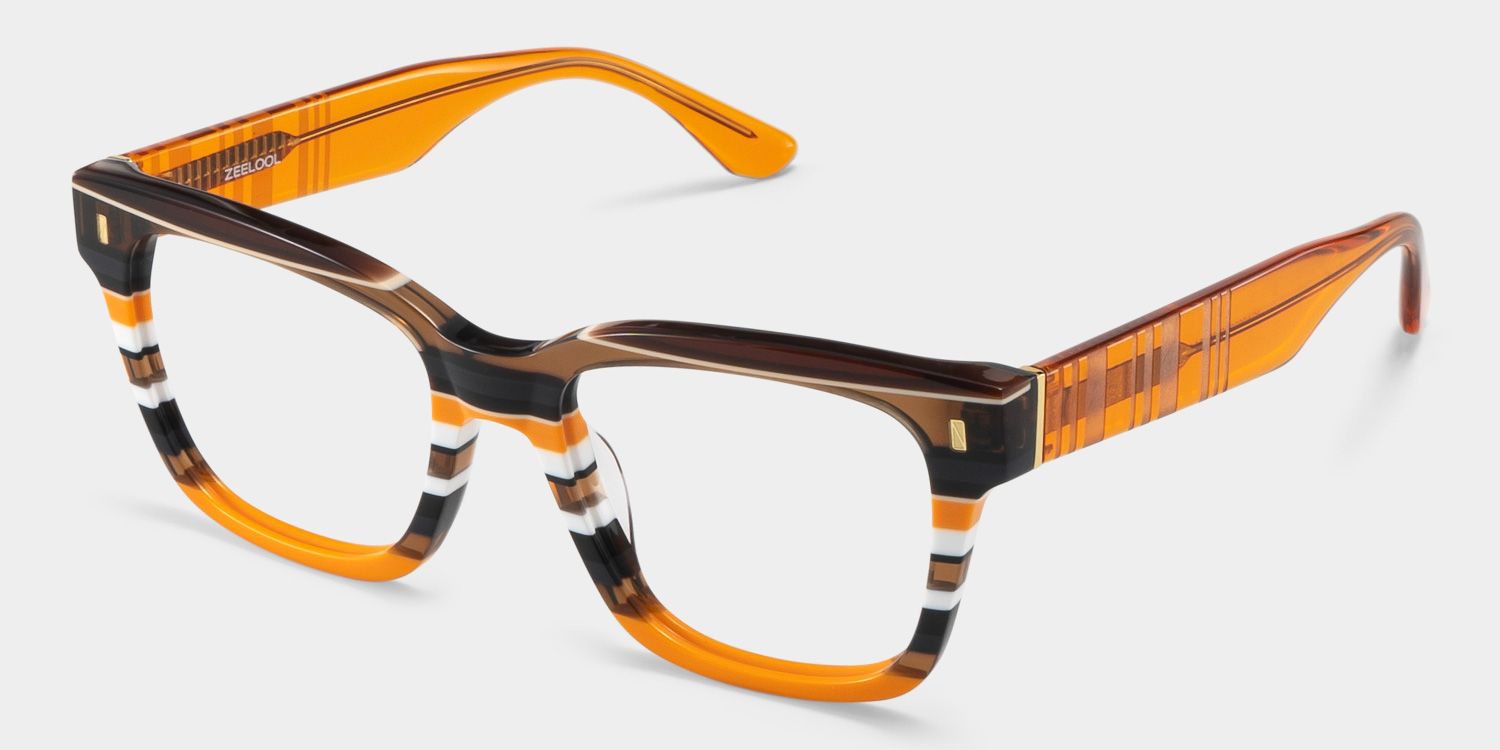 Pride square acetate glasses Online | ZEELOOL3