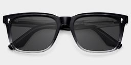 Fletcher Rectangle Black Glasses1