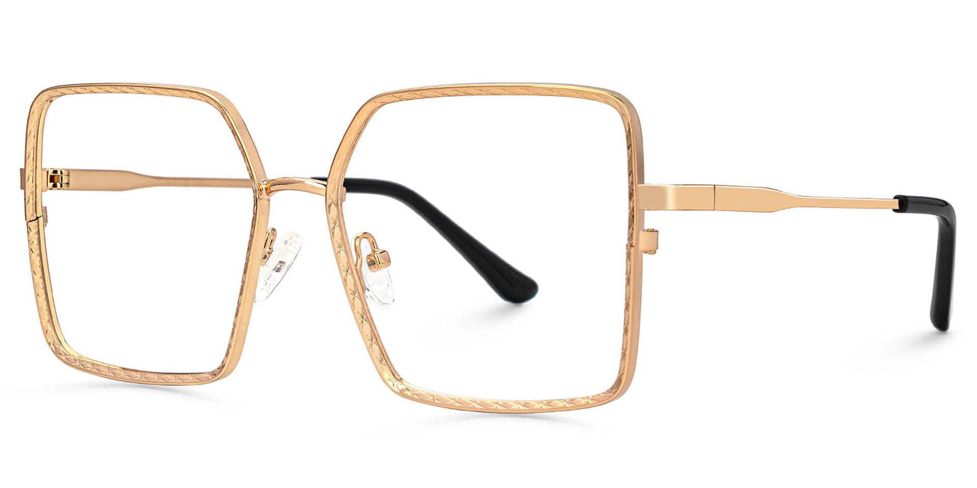Square Toure Gold Frames Designer Glasses3
