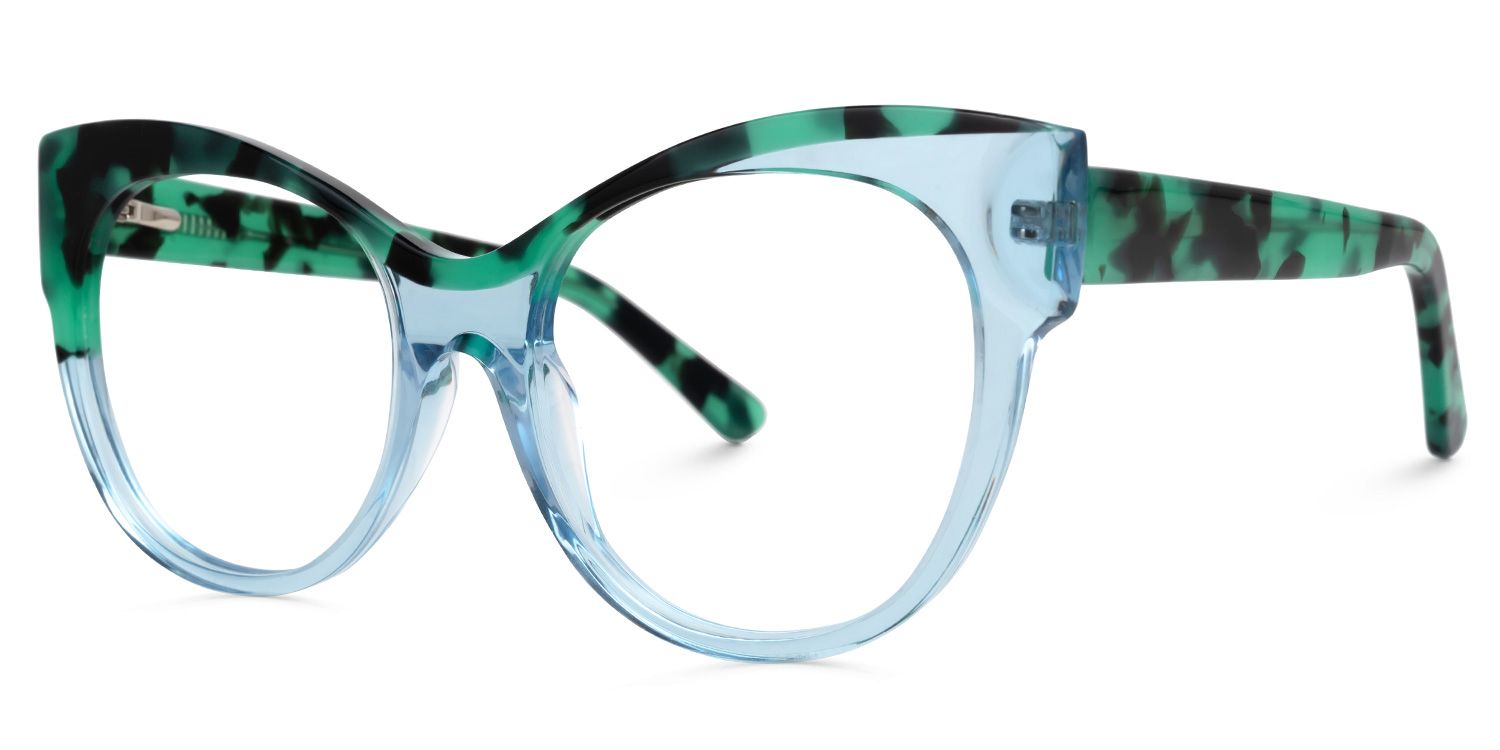 Cateye Pellegrino Blue Glasses deals -Zeelool Glasses1