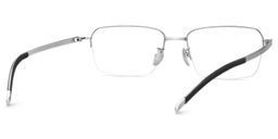 Swerry Rectangle Silver Glasses4