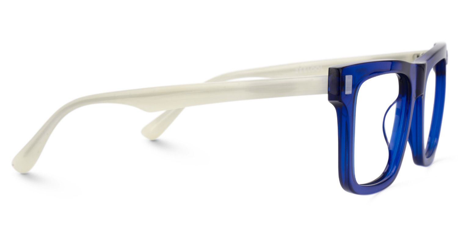 Square Blue Glasses For Men | ZEELOOL UK5