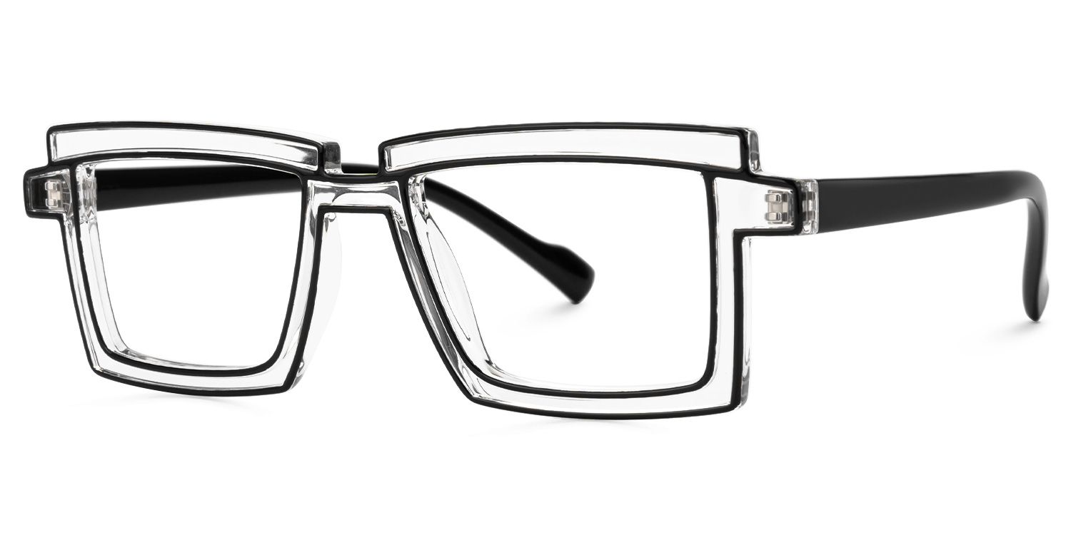 Zephyr Clear Glasses in Cyberpunk Style Eyeglasses2