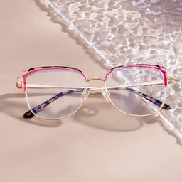 Samson Square Pink Tortoise Glasses0