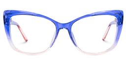 Farris Square Blue Glasses0