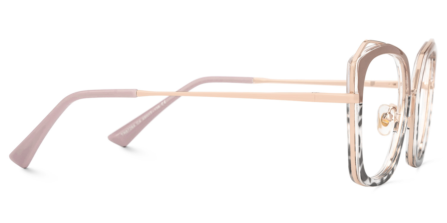 Bilal Square khaki Frame Glasses | ZEELOOL UK2